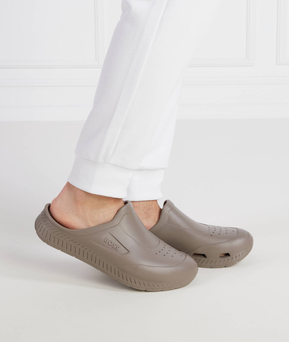 Шлепанцы Titanium-R_Slid_rb BOSS BLACK - бежевый(50474973)