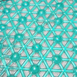 Коврик для ванной SPA Паутинка 37*66см (бирюзовый)