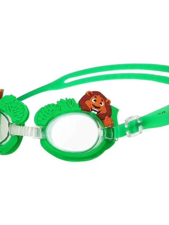 Набор для плавания детский ONLYTOP Swim «Зверята»: очки+шапочка, обхват 46-52