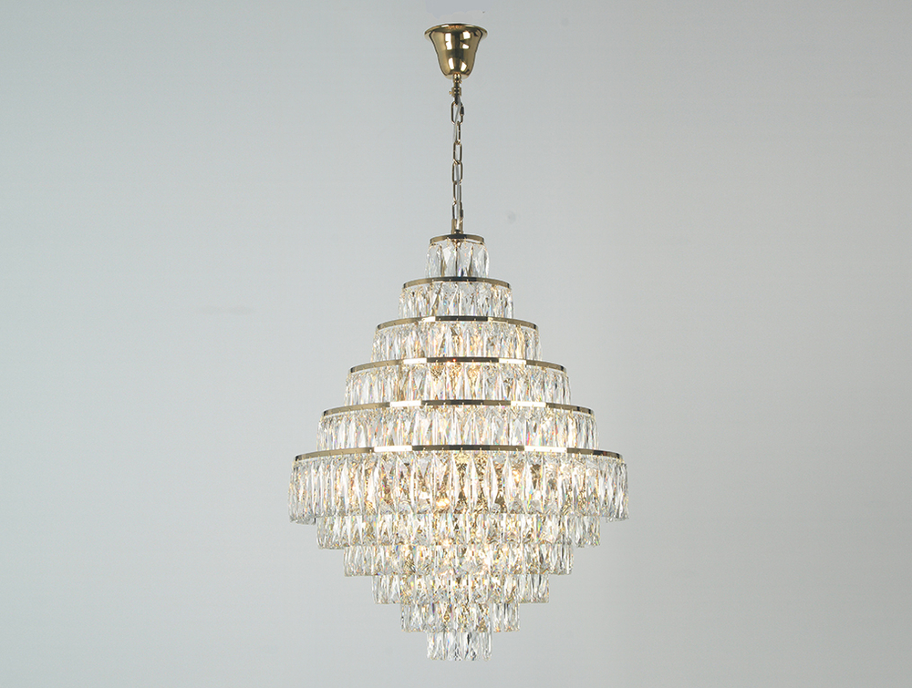 Подвесная люстра Newport ELIZABETH 10125+15/C gold, М0068934