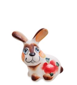 ГЛ- 846 Фигурка «Зайчонок» цв. (Гжельский фарфор)