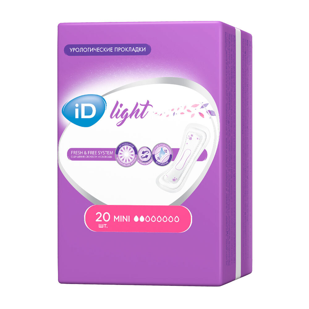 Урологические прокладки ID Light Mini 20шт/уп