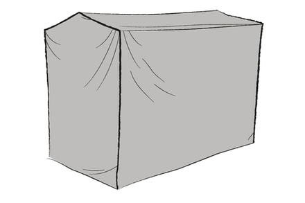 Чехол Brafritid на качели KORNHULT 205x130x160 см, серый, полиэстер