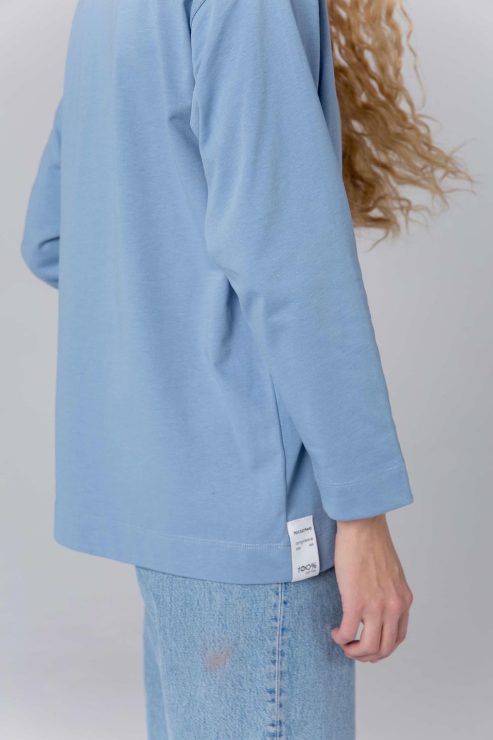 Лонгслив Toccotwo Женский Голубой