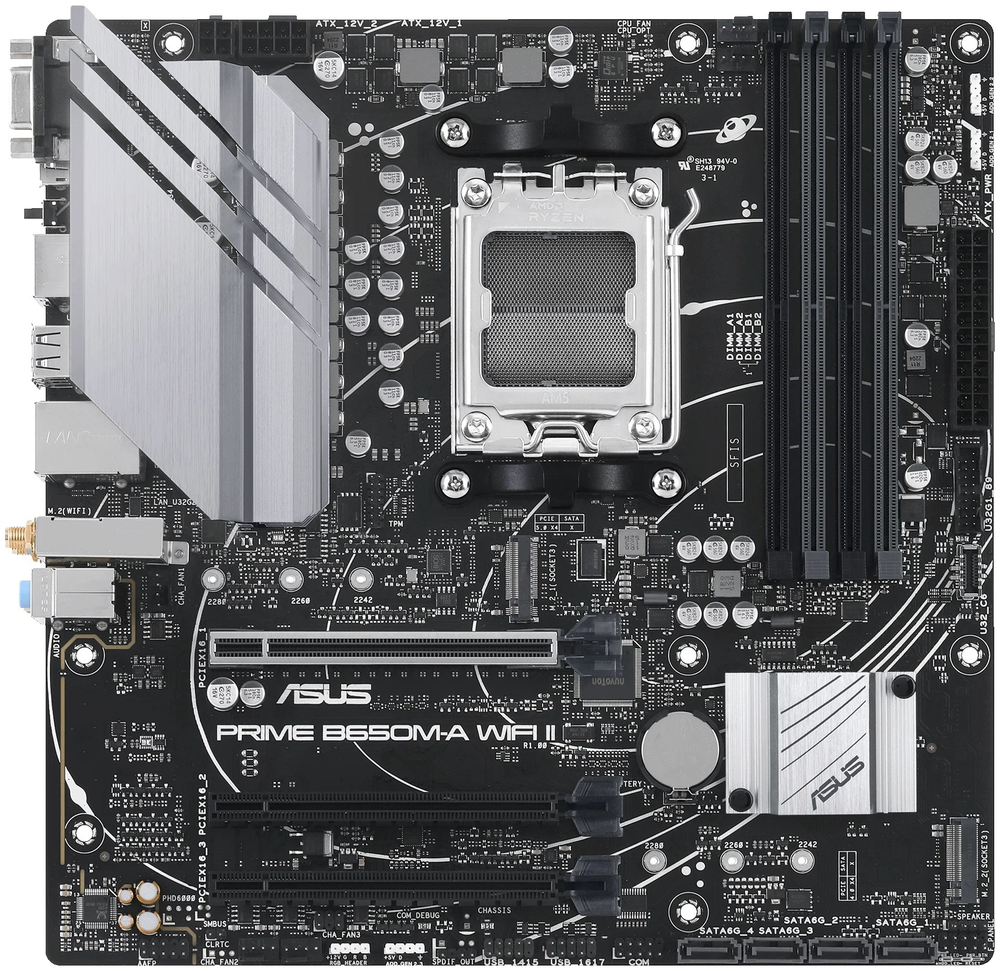 Материнская плата mATX ASUS PRIME B650M-A WIFI II