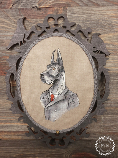 Основа для оформления вышивки "Воронье зеркало"