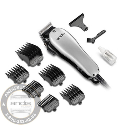Andis MC-2 Машинка для стрижки волос, 0,5-2,4 мм, сетевая, 10 W, 7 нас