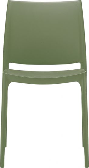 Стул пластиковый Maya оливковый