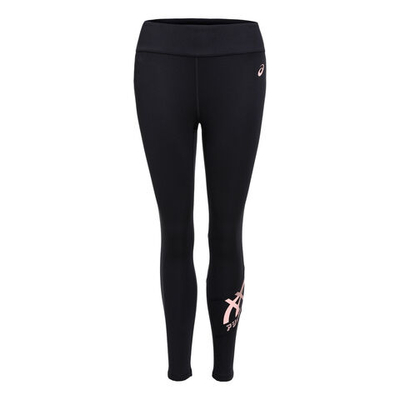 Женские теннисные брюки ASICS Tiger 7/8 Tight Women - Black, Pink