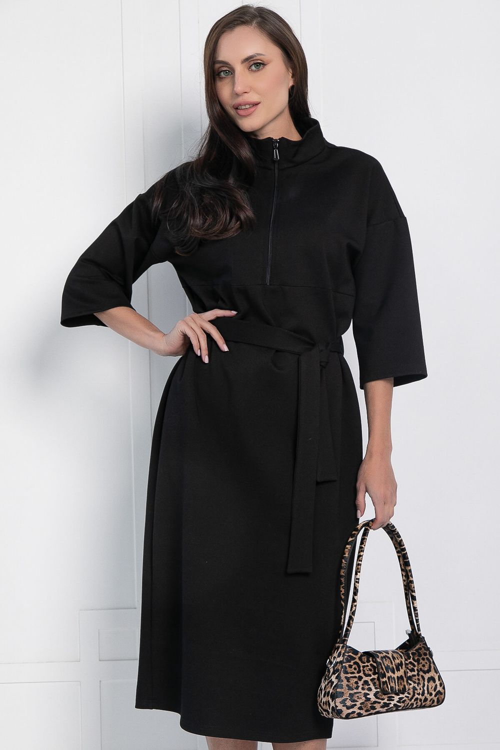 Платье Виана НЬЮ (черное) П12699-2 LT Collection