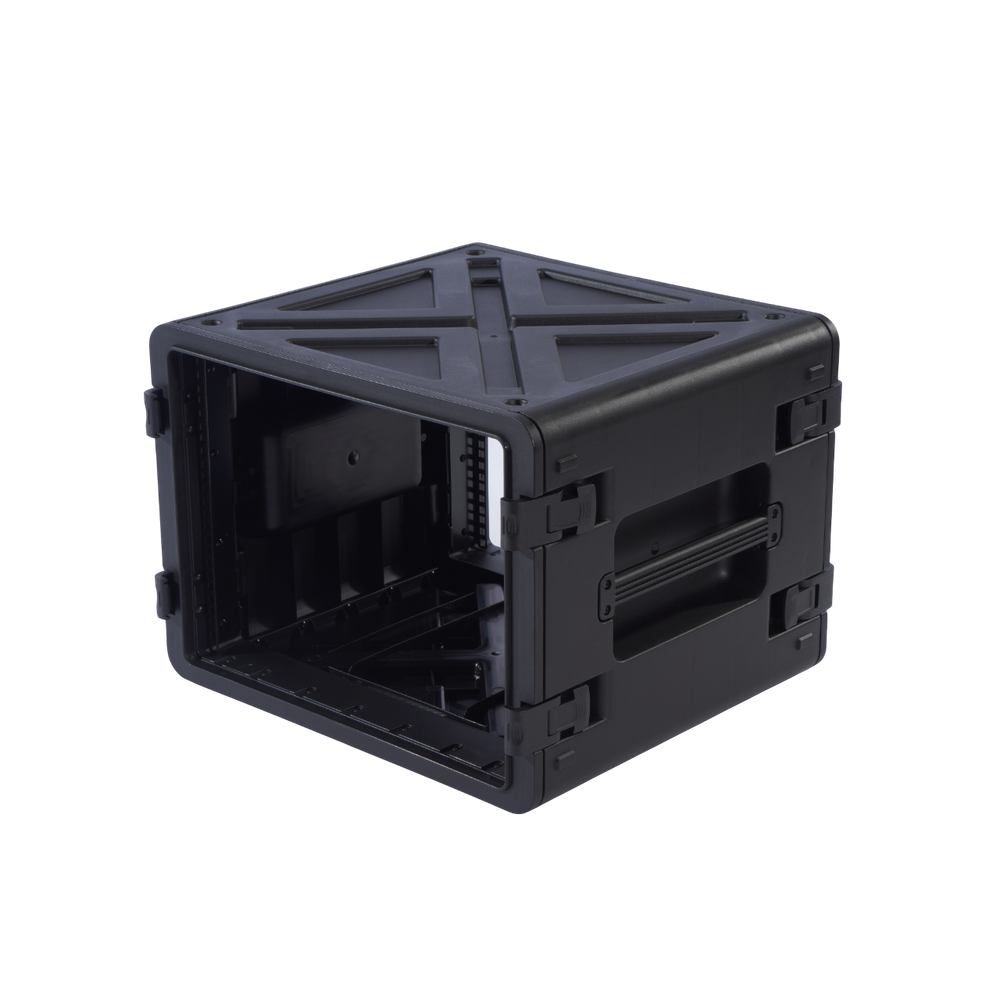 Ударопрочный пластиковый Рэковый кейс 8 юнитов KZCASE@RACK8U