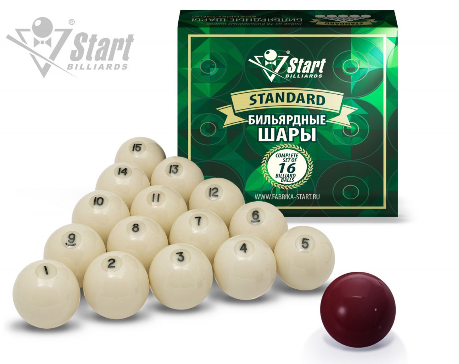 Шары Start Billiards РП 60мм 797403 фото №1