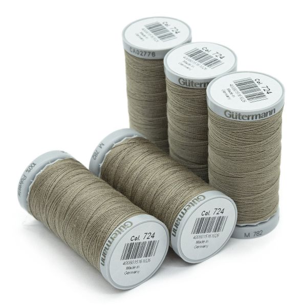 Нитки суперкрепкие Gutermann Extra Strong M782 №40 (100 метров), 5 кат. | 724 бл. серо-коричневый