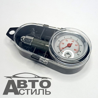 Манометр шинный  КЕЙС  Nova Brigt до 6,0атм металл 47756