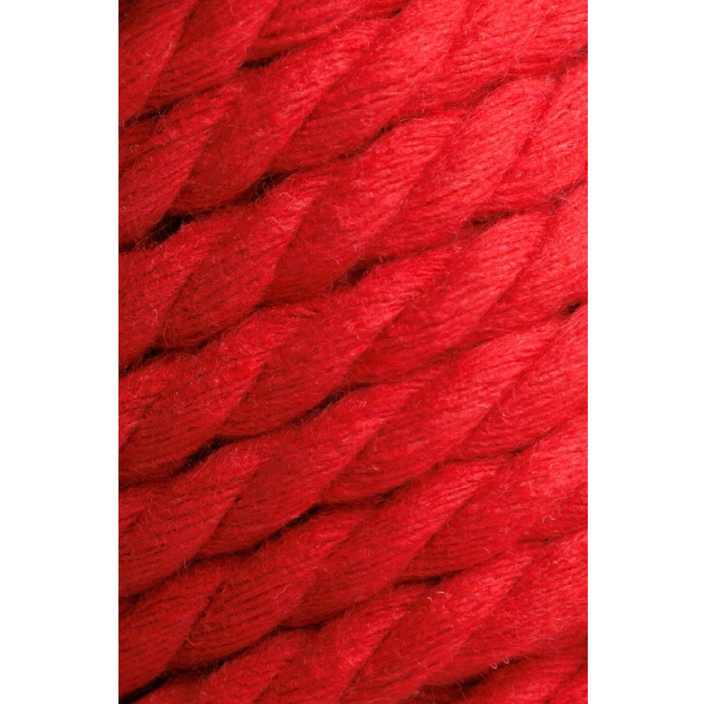 Хлопковая красная веревка для шибари на катушке 5 м