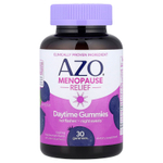 AZO, Menopause Relief, дневные жевательные мармеладки, охлаждающая черная смородина, 30 жевательных таблеток