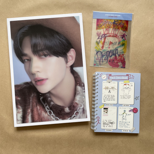 ОФ ФОТОБУК + ПЛАННЕР + СТИКЕРЫ / D'ICON / STRAY KIDS / Хёнджин