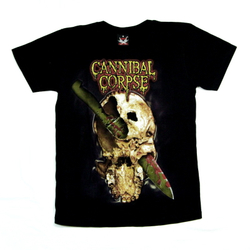 Футболка Cannibal Corpse череп пробитый кинжалом (302)