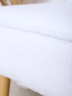 Кресло "Donatello" букле мех белый/натурал