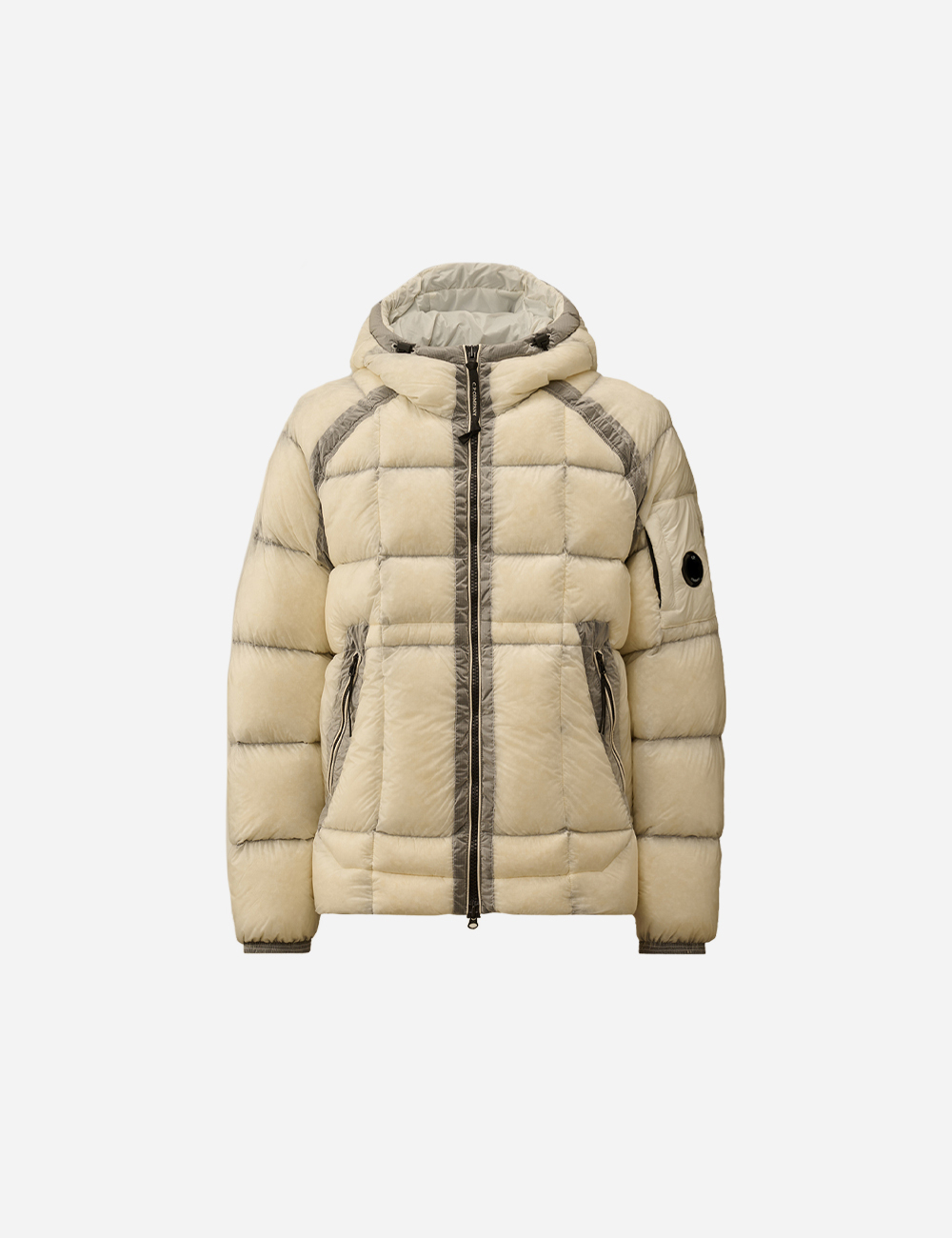 C.P. Company Shell Down Puffer Jacket " Gauze White" (RFCMOW702A110416A103)