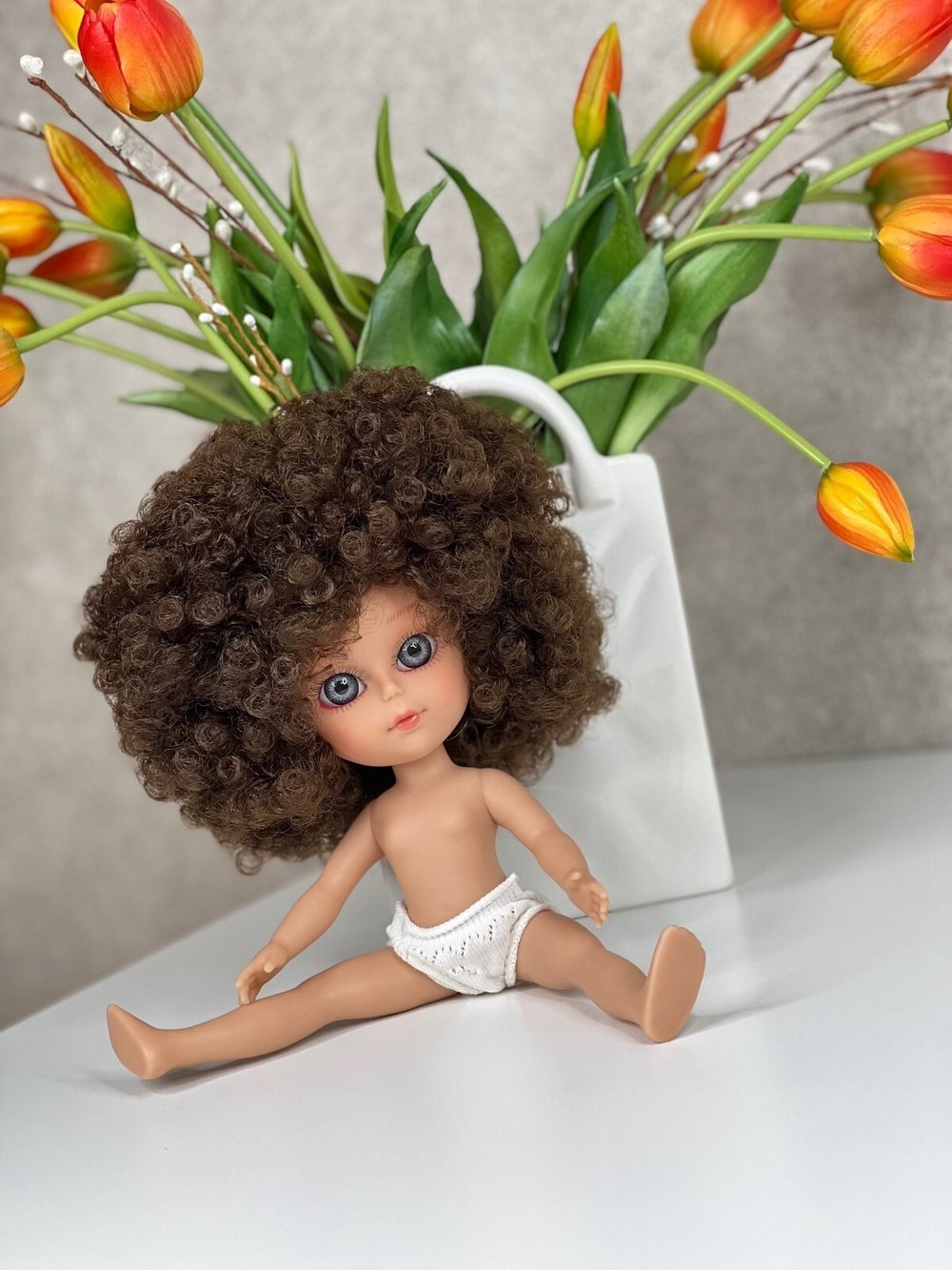 Кукла Nines виниловая 30см Dainty без одежды (2440W7)