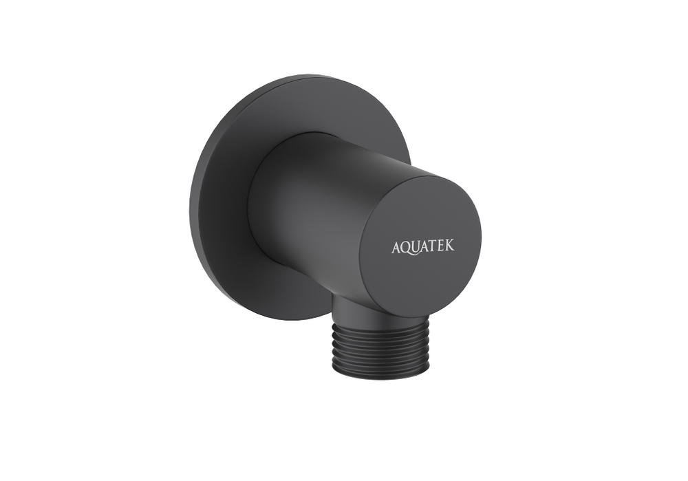 Шланговое подсоединение AQUATEK, матовый черный AQ2456MB