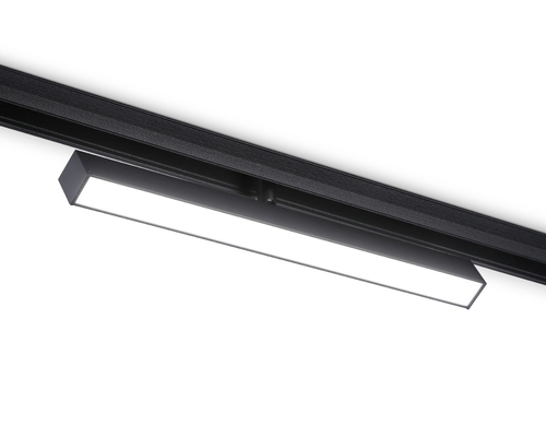 Светильник светодиодный трековый для шинопровода Magnetic GL4201 BK черный IP20 12W 4200K 48V 605*22*45