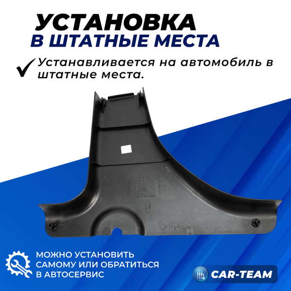 Облицовки центральных стоек нижние на Лада Гранта FL