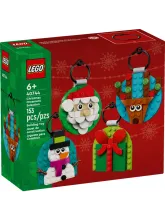 Новогодний конструктор LEGO 40744 Украшения для елки