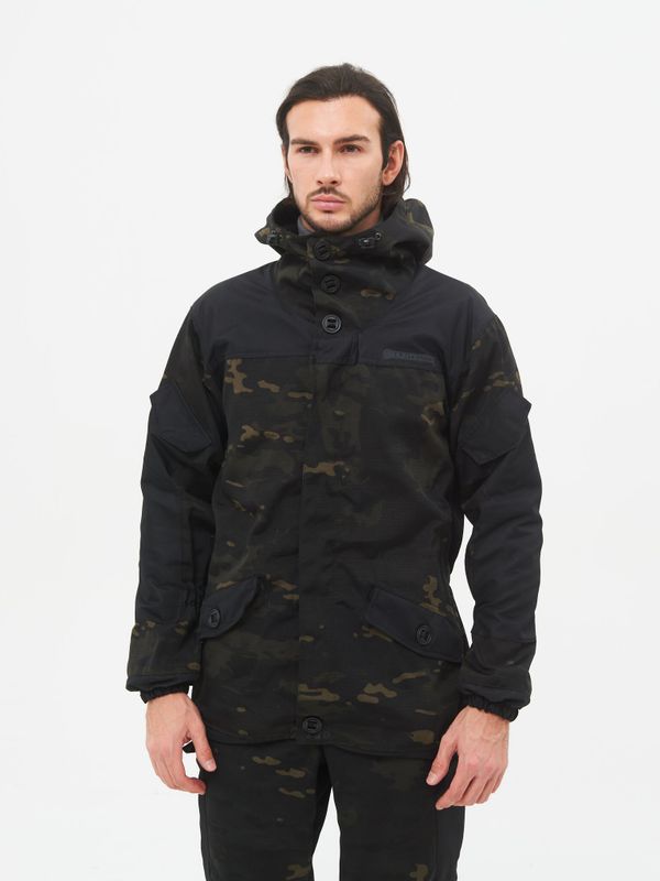 Костюм демисезонный Горка-3 Сombo ткань Смесовая Рип-Стоп/Cat's Eye цвет Мультикам City/Черный