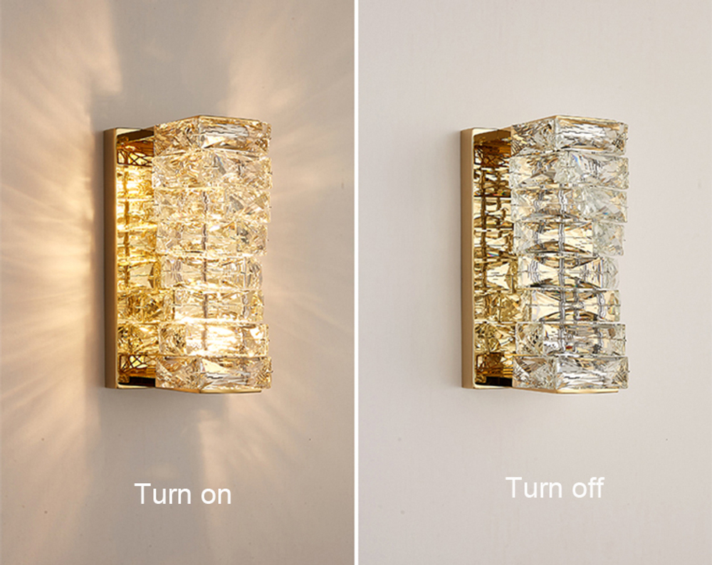 Настенный светильник 6005W/S gold/clear