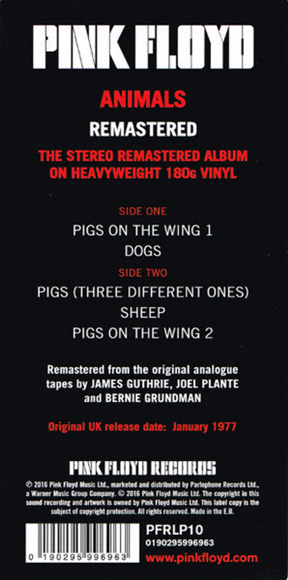 Pink Floyd / Animals (LP)