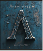 Тетрадь предметная 48 л., HARDCORE ЛИТЕРАТУРА, линейка