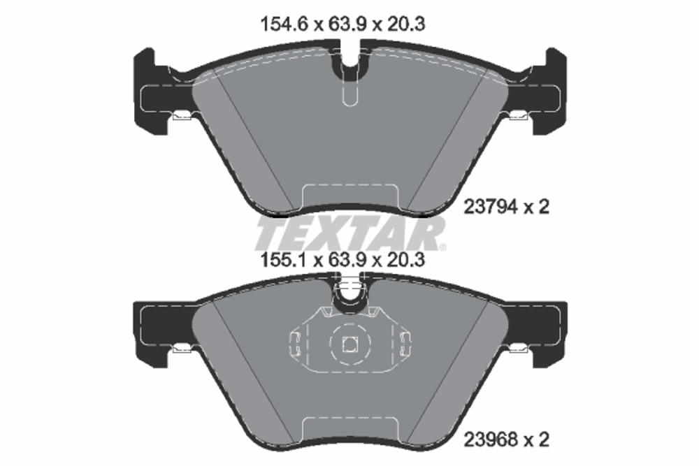 TEXTAR - 2379401-TET - Brake Pad Set, disc brake