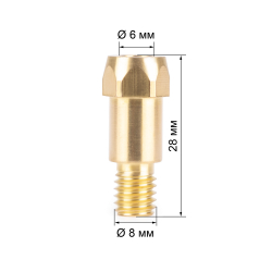 Varteg Держатель након. M6 (MIG-36) (142.0005/MD0131, ЕР-36ст, пр-во FoxWeld/КНР)