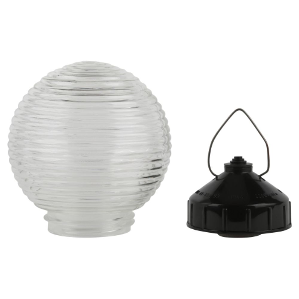 Светильник ЭРА НСП 01-60-003 подвесной Гранат стекло IP44 E27 max 60Вт D150 шар | ЖКХ светильники