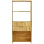 Стеллаж Розенбург 2 ящика 3 полки из массива дуба