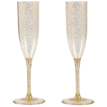 Бокал Gold Glitter разборный 150мл 2шт