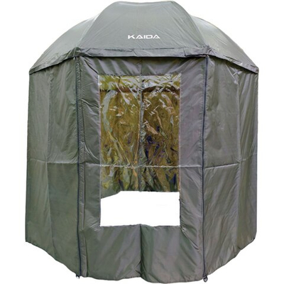 Зонт рыболовный с тентом KAIDA SF02-24, вертикальное окно