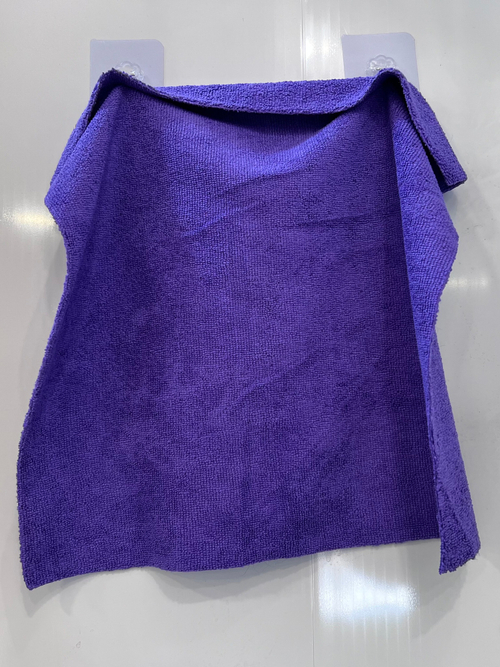 П-02RА / Полотенце из микрофибры для чистки автомобиля, ЭКО (фиолетовый) 40x40 см (за 1 шт.)