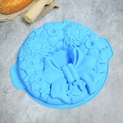 Форма для выпечки кексов силиконовая, 30.3*26.5см