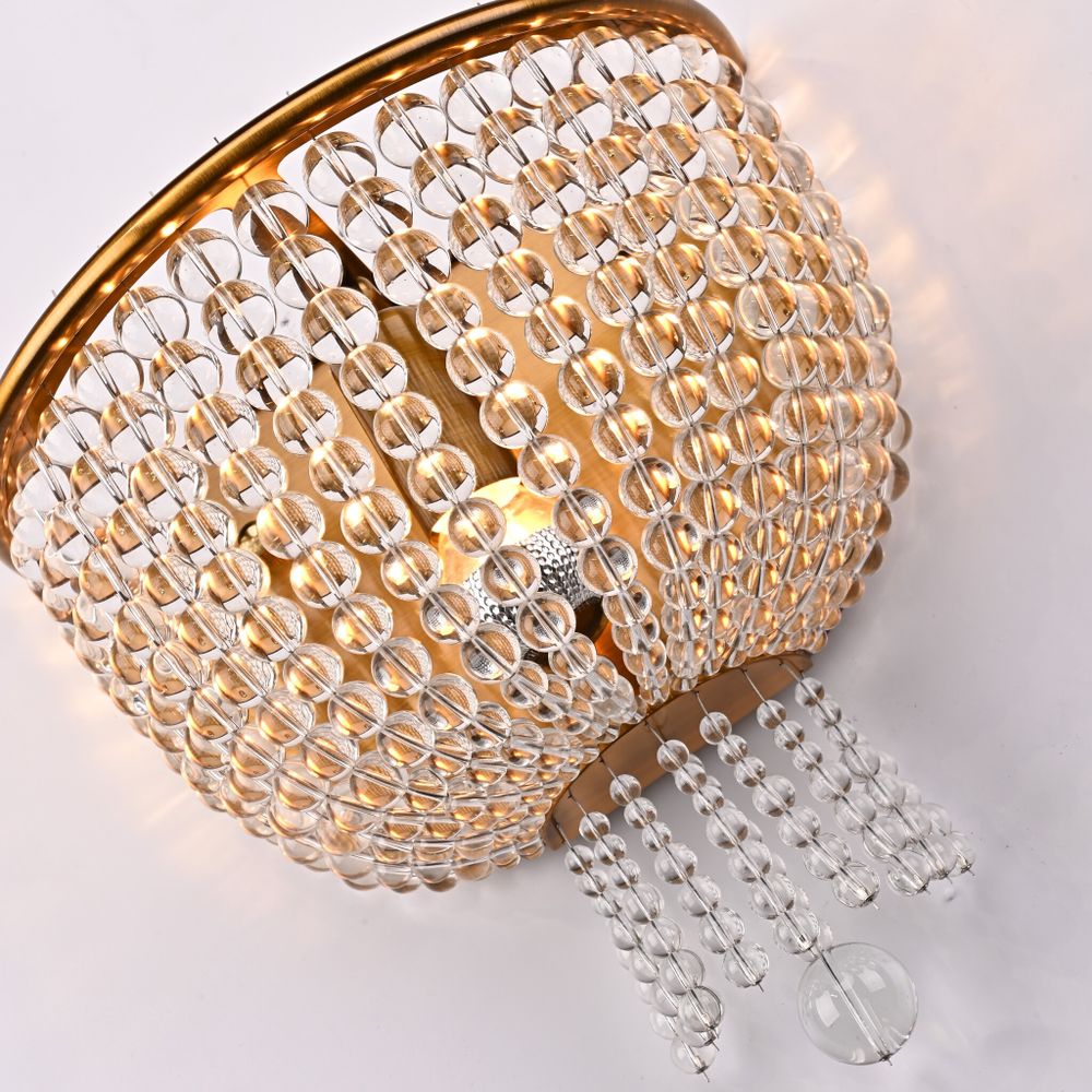 Бра Jacqueline Sconce Brass By Imperiumloft