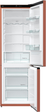 Отдельностоящий двухкамерный холодильник Gorenje NRK6192CCR4