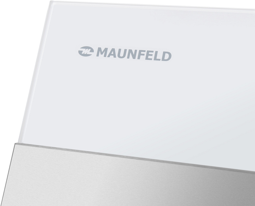 Кухонная вытяжка MAUNFELD Moon 60 белый\вставка сатин фото 10