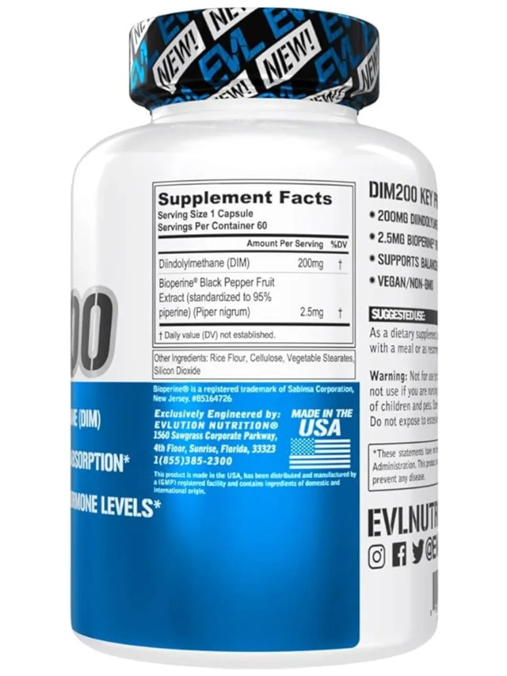 DIM Дииндолилметан 200 мг 60 капсул