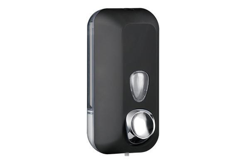 Диспенсер для мыла с кнопкой 550 мл. ABS BLACK 03011.N чёрный