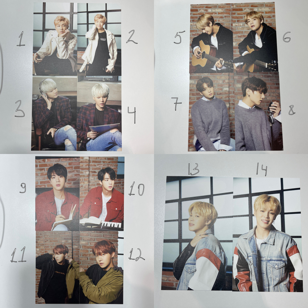 Разбор открыток BTS x MEDIHEAL [2]