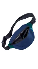 Сумка поясная Правда синяя с зеленым