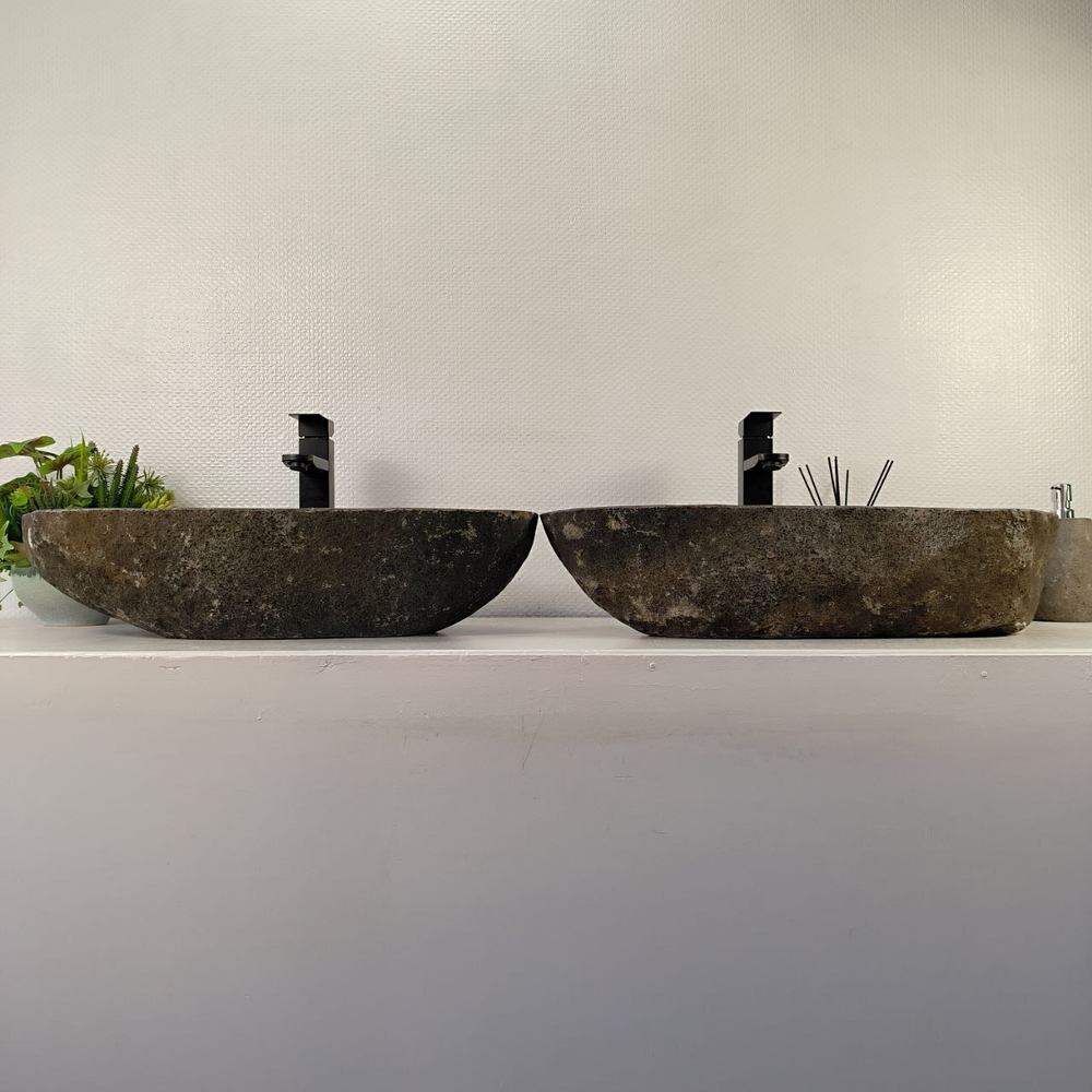 Раковина из речного камня ПАРА! RS-65544 65*33*15 0866
