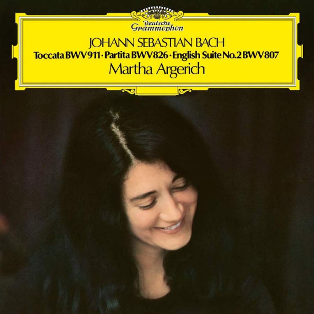 Martha Argerich / Johann Sebastian Bach: Toccata (BWV911), Partita (BWV826), Englische Suite No.2 (BWV807)(LP)